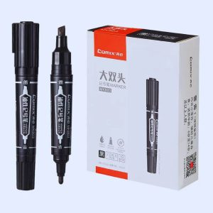 齐心 MK803-X 大双头记号笔 2-6mm  （规格： 10支装）