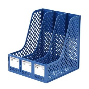 齐心文件架收纳盒多层三联四栏大容量（规格：1个）