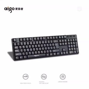 Aigo/爱国者 W921有线商务办公键盘 usb笔记本台式电脑