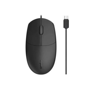 雷柏鼠标键盘台式机笔记本商务办公外接有线USB鼠标