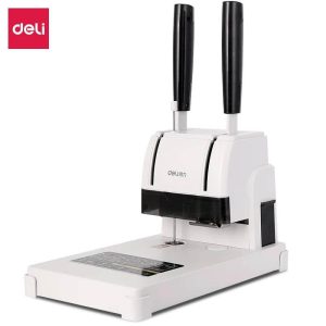 得力3888财务凭证装订机  经典半自动小型