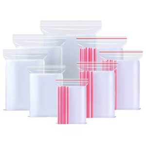 加厚透明自封袋  8C （1包/100个）