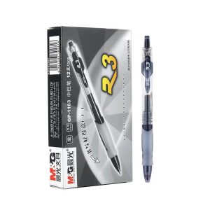 晨光 M＆G 按动中性笔 签字笔 GP-1163 0.5mm  12支/盒 (替芯 G-5)
