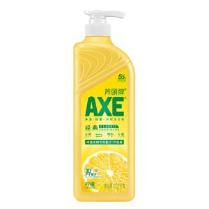 斧头牌 AXE 柠檬洗洁精  1kg 食品级果蔬清洗剂