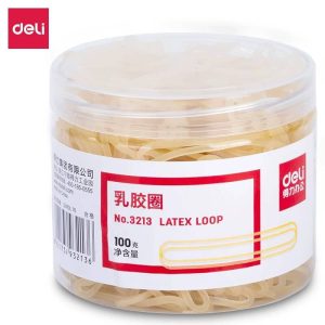 DELI/得力 天然乳胶圈  橡皮筋 财务专用  1筒